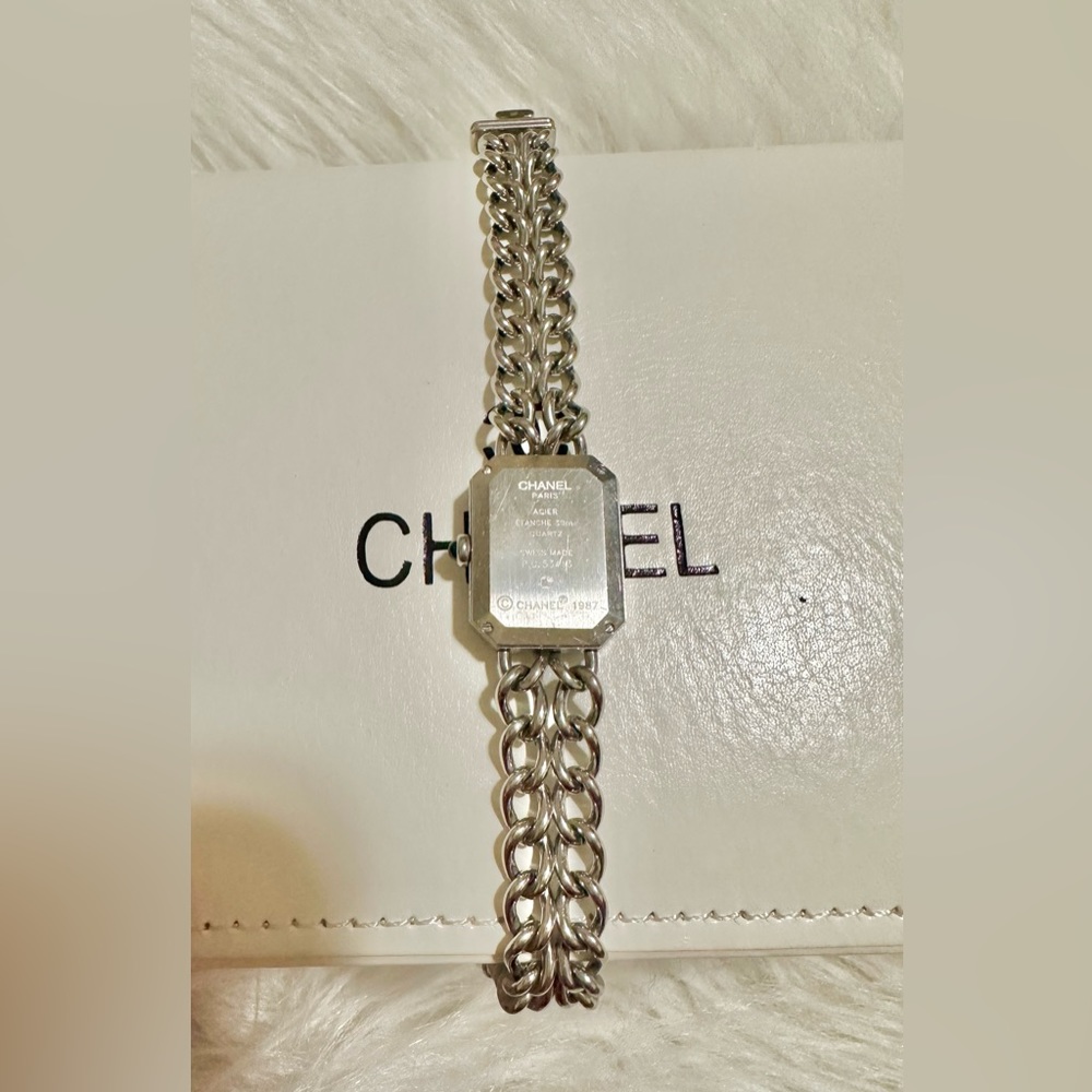 CHANEL Premiere Women's 7” Silver Hardware Watch Vintage 1987 - Picture 5 of 16